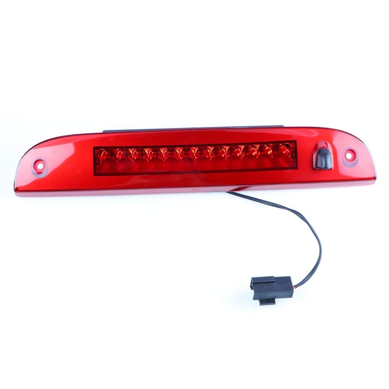 Bomusou Fit for Ford Escape/Mercury Mariner (2008-2012), for Ford Explorer (2002-2012), for Mercury Mountaineer (2002-2010) LED 3rd Brake Light Cargo Light for 8L2Z13A613A (Chrome Housing Red Lens) - Image 2